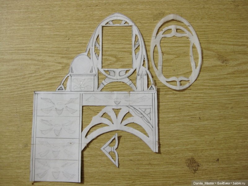 Туалетный столик и стул. Процесс с фотографиями (фото 8)