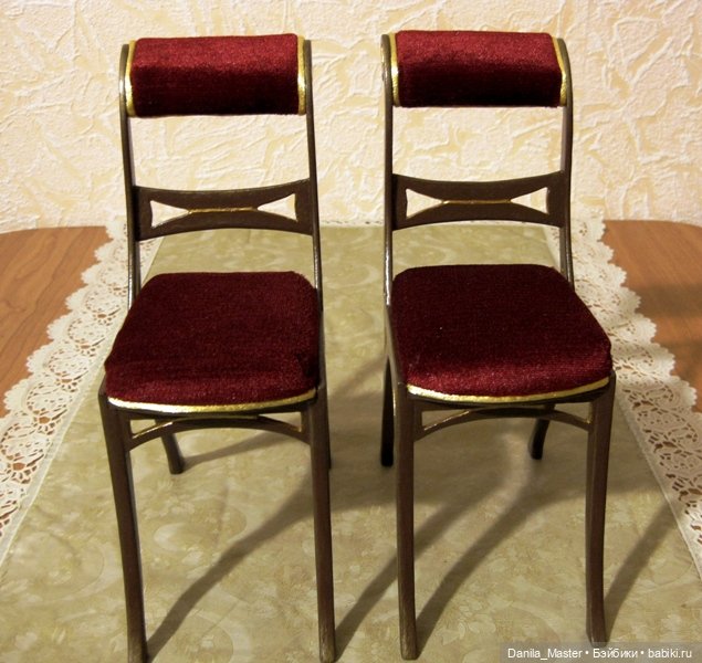 Знакомые стульчики — Мебель для кукол и домиков: фото