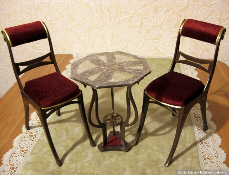 Знакомые стульчики — Мебель для кукол и домиков: фото