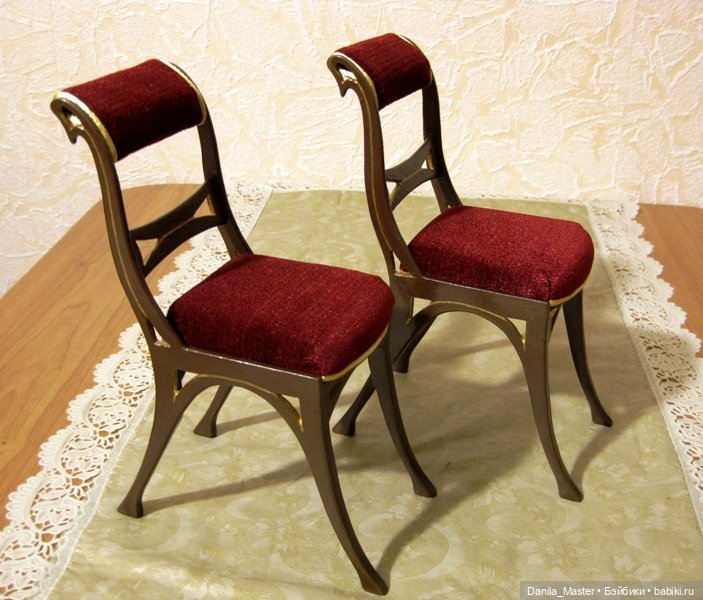 Знакомые стульчики — Мебель для кукол и домиков: фото