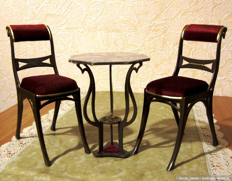 Знакомые стульчики — Мебель для кукол и домиков: фото