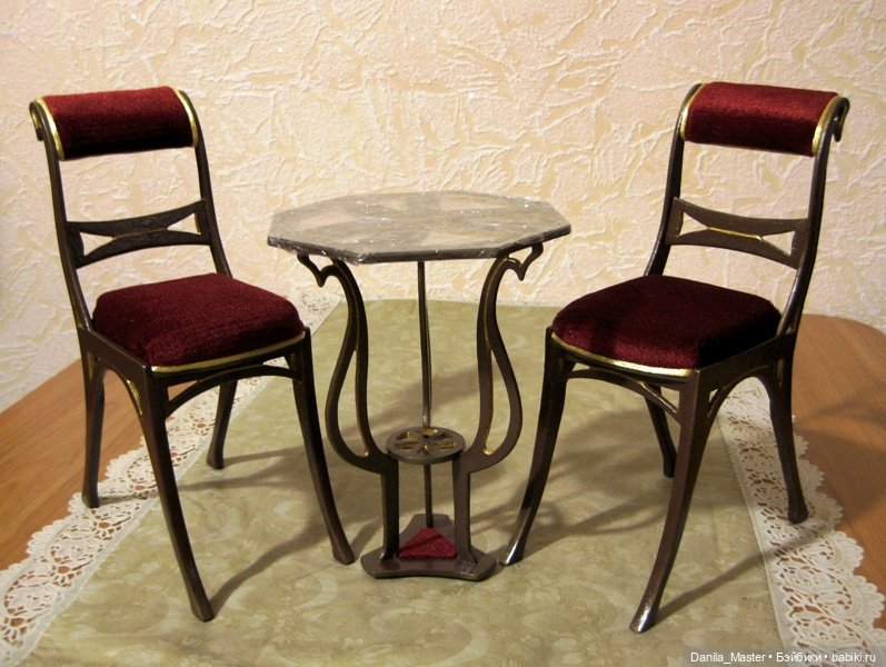 Знакомые стульчики — Мебель для кукол и домиков: фото