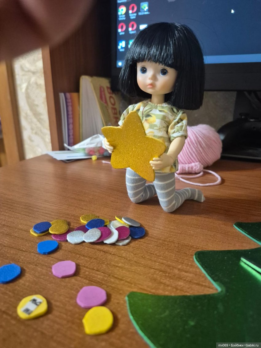 Как мы делали елочку — Азиатские виниловые куклы (разное): Китай (фото 2)