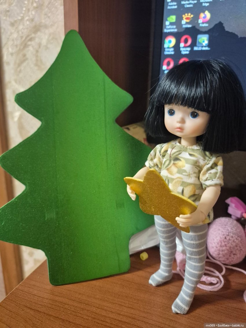 Как мы делали елочку — Азиатские виниловые куклы (разное): Китай