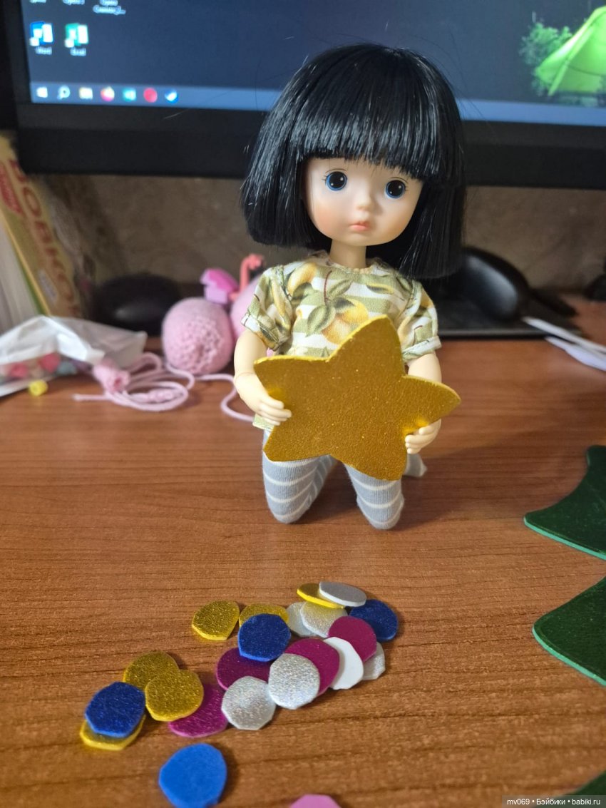 Как мы делали елочку — Азиатские виниловые куклы (разное): Китай (фото 3)