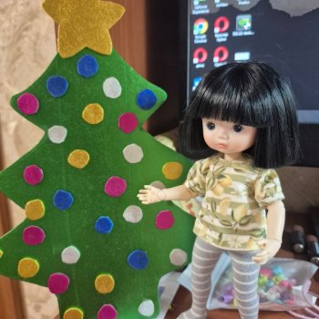 Как мы делали елочку