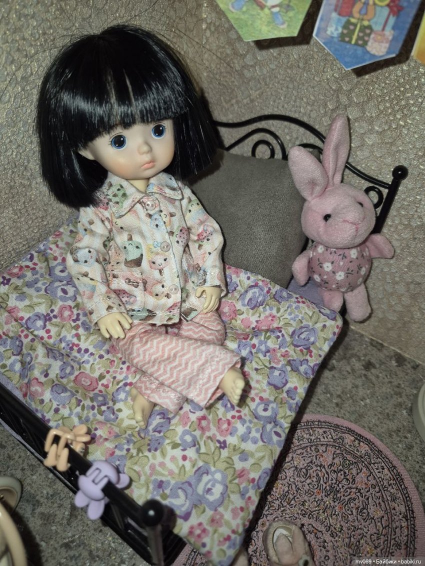 Пижамка и тапочки — Азиатские виниловые куклы (разное): Китай (фото 2)