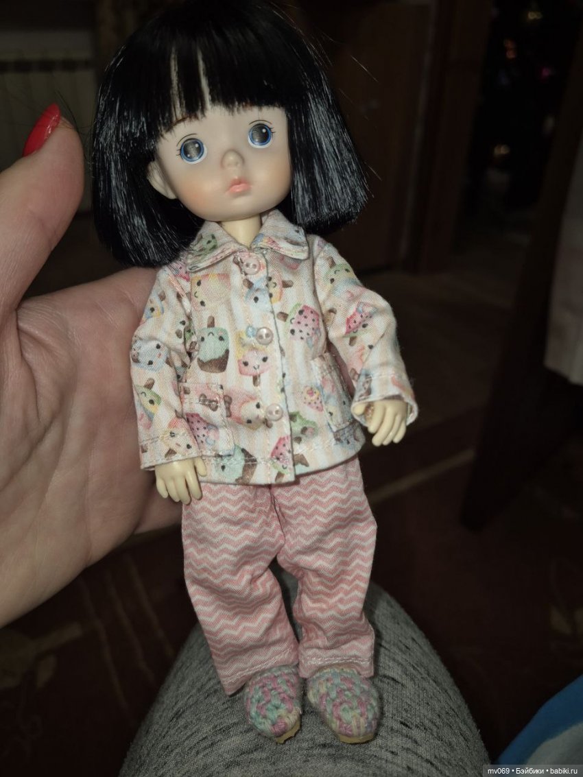 Пижамка и тапочки — Азиатские виниловые куклы (разное): Китай (фото 5)