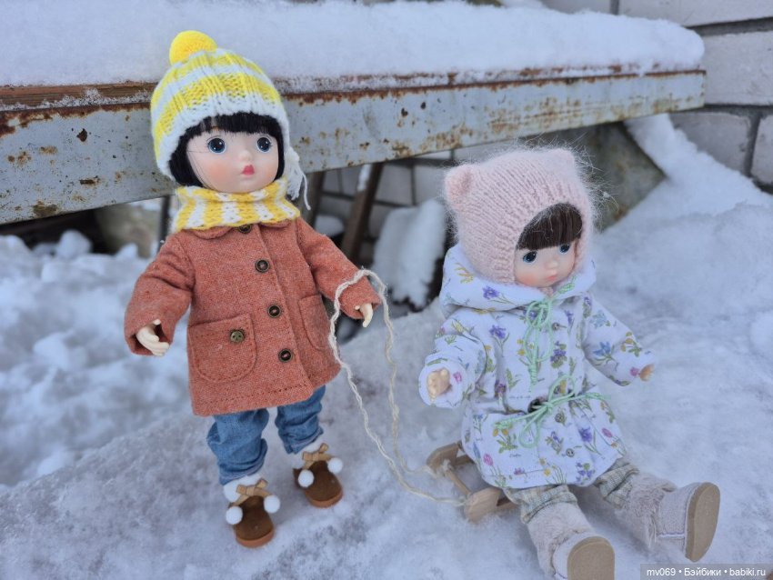 Зимняя прогулка — Азиатские виниловые куклы (разное): Китай (фото 4)