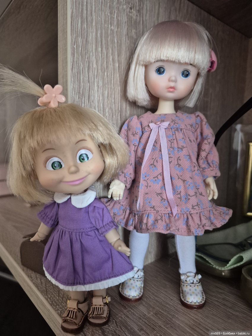 Машино платье — Куклы Маша и Медведь (Simba): Маша в кармашке (фото 3)