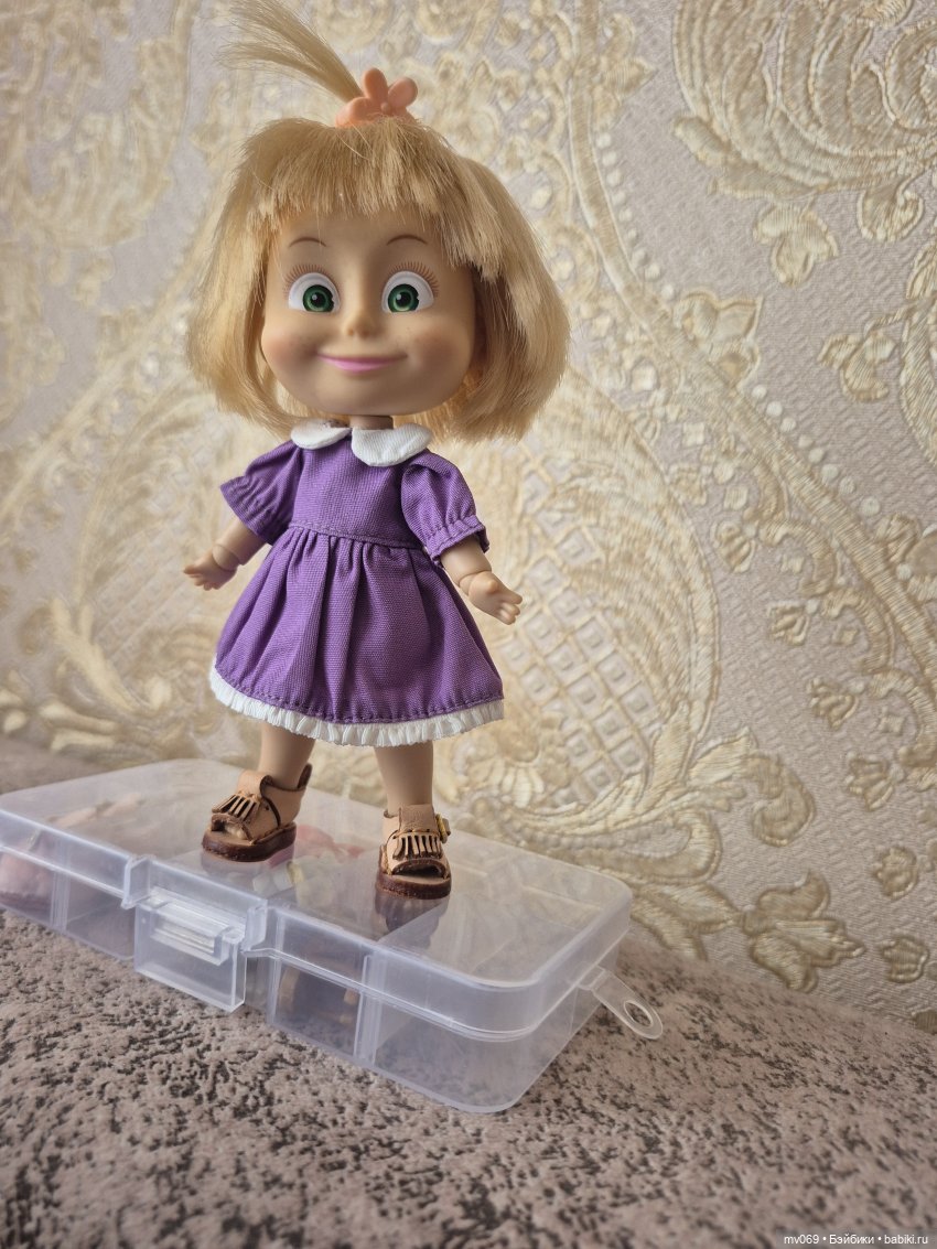 Машино платье — Куклы Маша и Медведь (Simba): Маша в кармашке