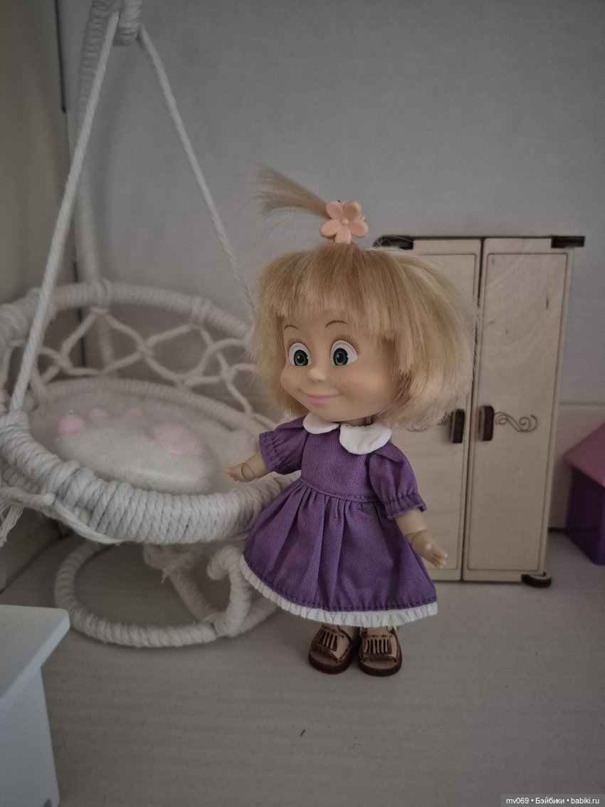 Машино платье — Куклы Маша и Медведь (Simba): Маша в кармашке (фото 5)