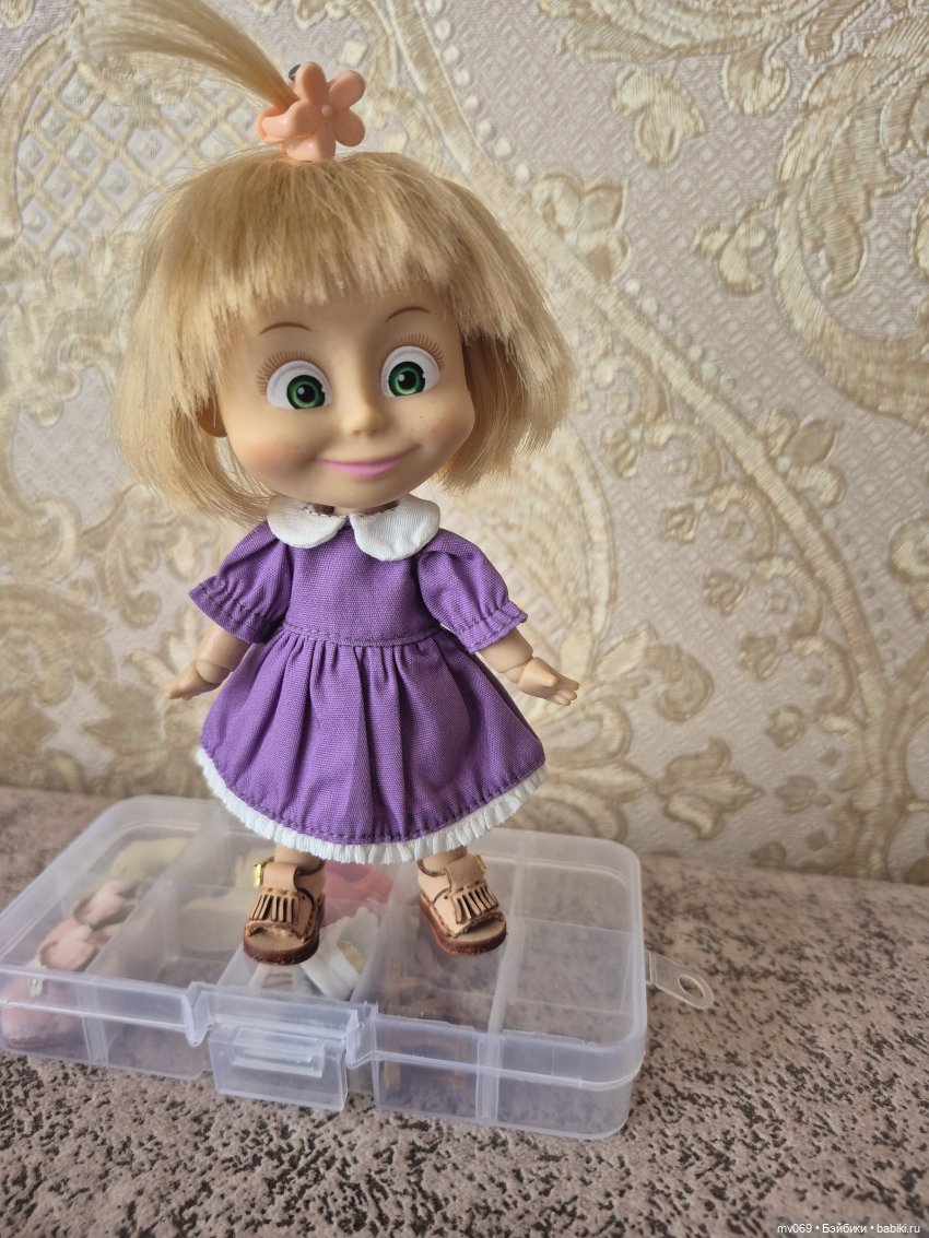 Машино платье — Куклы Маша и Медведь (Simba): Маша в кармашке (фото 2)