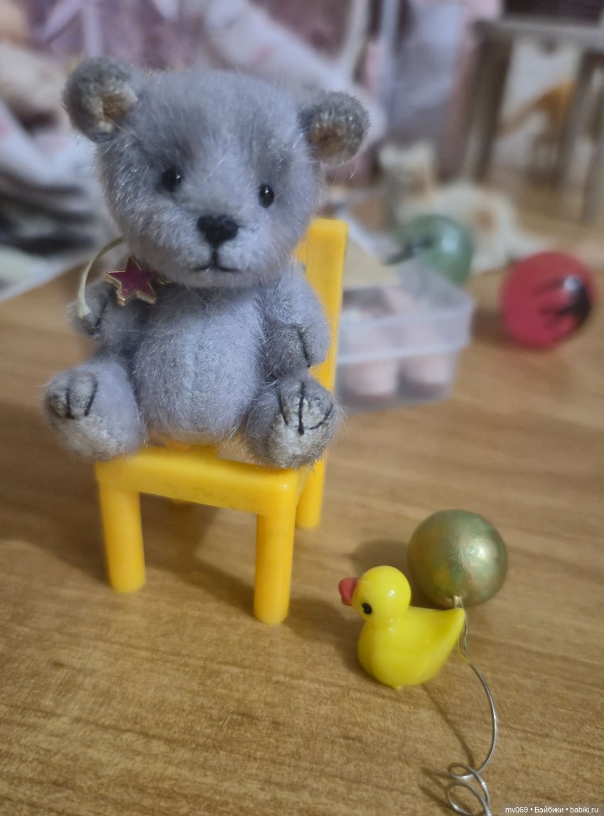 Новый житель- мишутка — Домашние фото авторских игрушек: Тедди (фото 5)