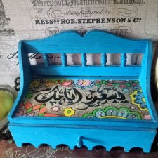 Диван комод для кукол в восточном стиле