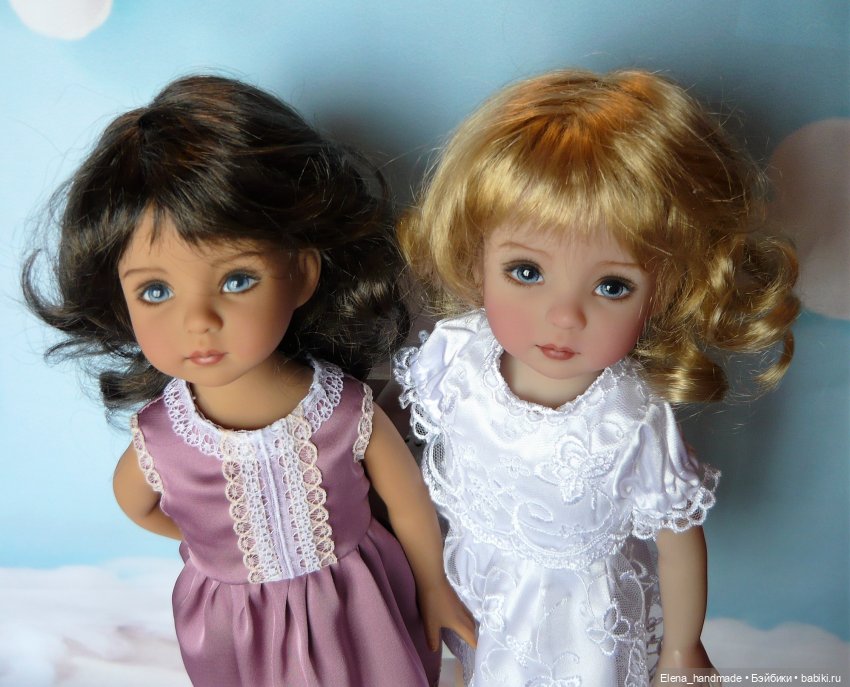 Дана и Пайпер играют — Куклы Dianna Effner (Эффнер) из винила: Little Darling (фото 8)