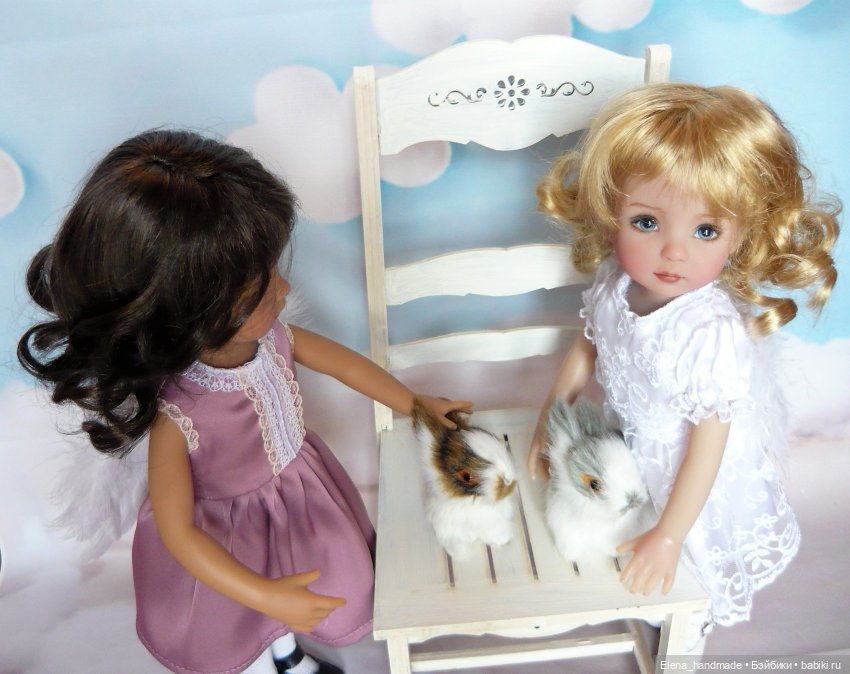 Дана и Пайпер играют — Куклы Dianna Effner (Эффнер) из винила: Little Darling (фото 6)