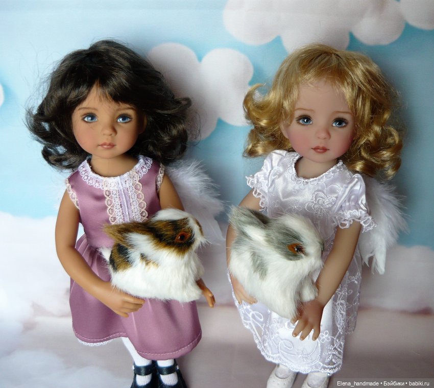 Дана и Пайпер играют — Куклы Dianna Effner (Эффнер) из винила: Little Darling (фото 4)