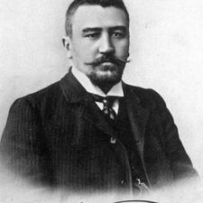 Александр Иванович Куприн и его пёс по кличке Сапсан