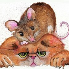 Дружба кошки и мышки. Знак вопросительный или восклицательный?