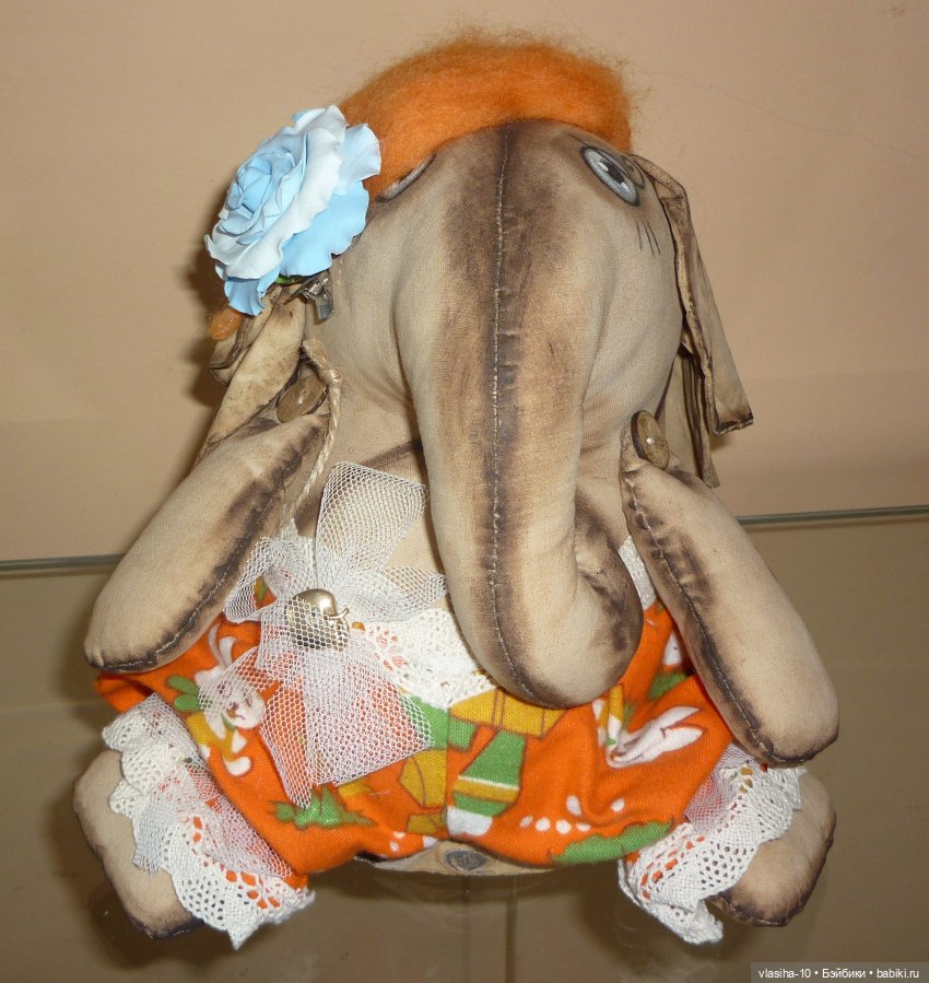Текстильные звери — Текстильные игрушки и примитивы: кофейные (фото 7)