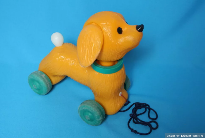 Игрушки -каталки СССР — Игрушки СССР и советского детства: резиновые (фото 9)