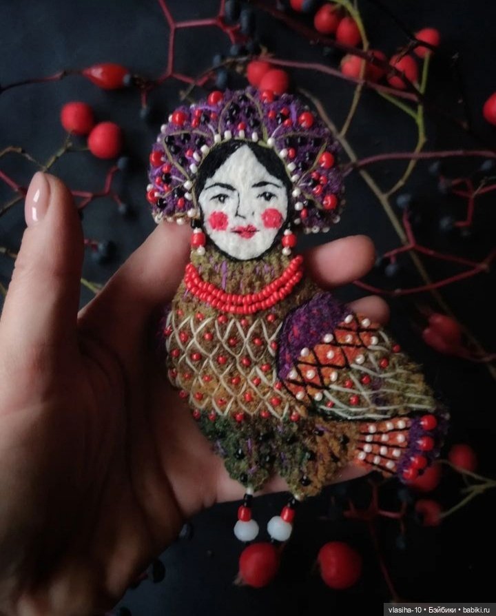 Куклы и броши Ольги Балабановой