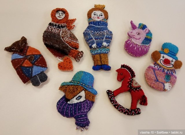 Куклы и броши Ольги Балабановой (фото 4)