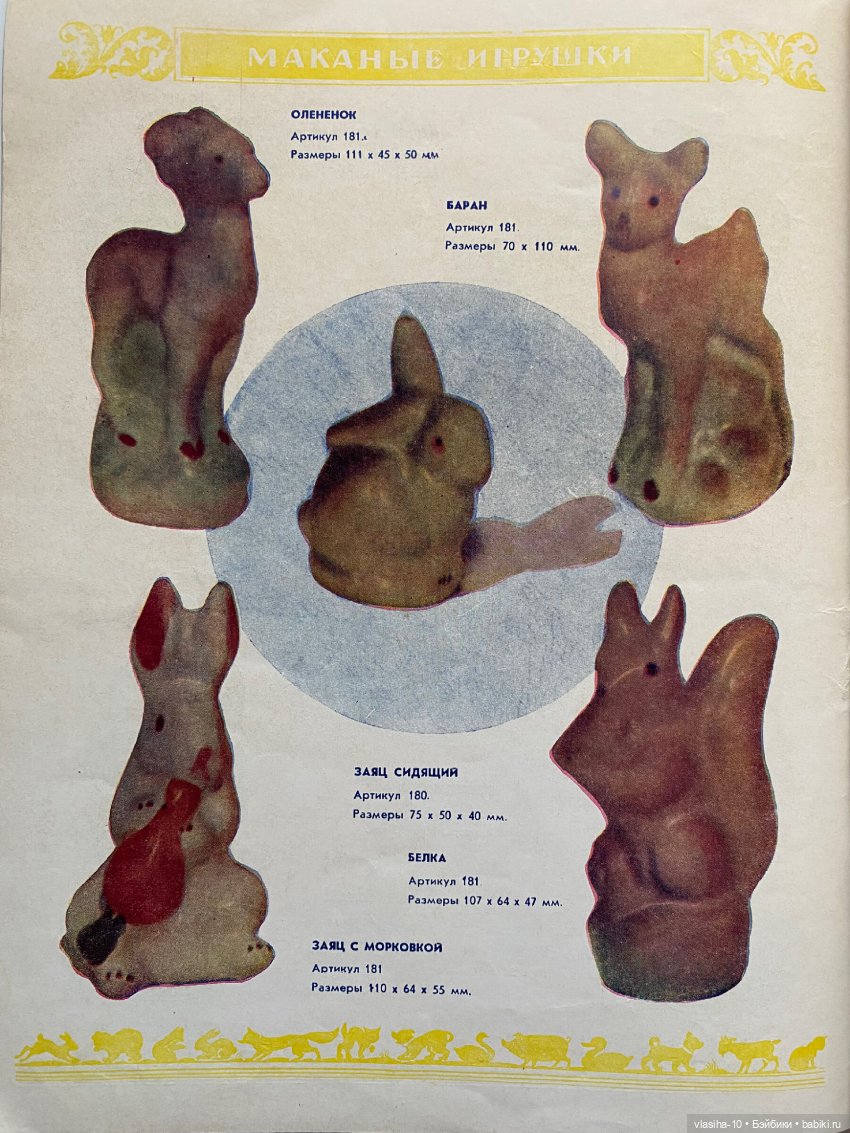 Каталог резиновых игрушек СССР 1954 года - Детские игрушки СССР советских  времен - фото | Бэйбики - 349473