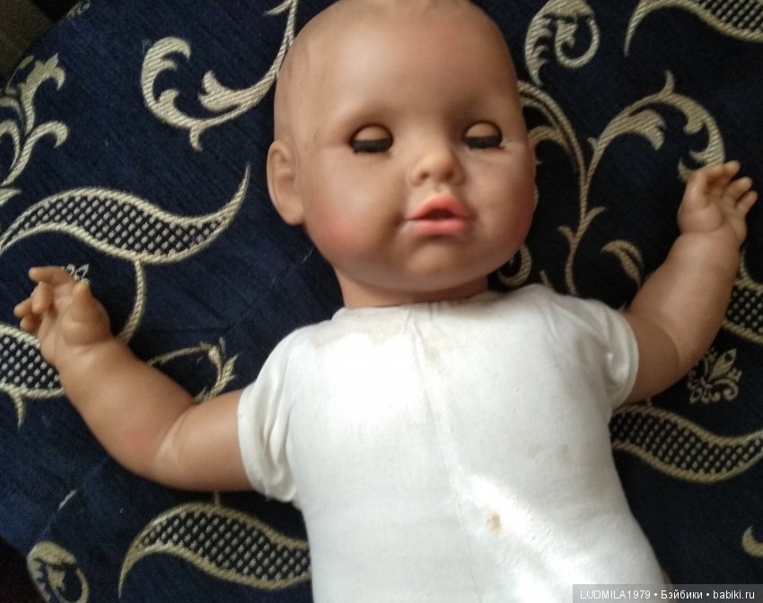 Большой пупс Zapf — Реставрация и преображение кукол: ремонт (фото 2)