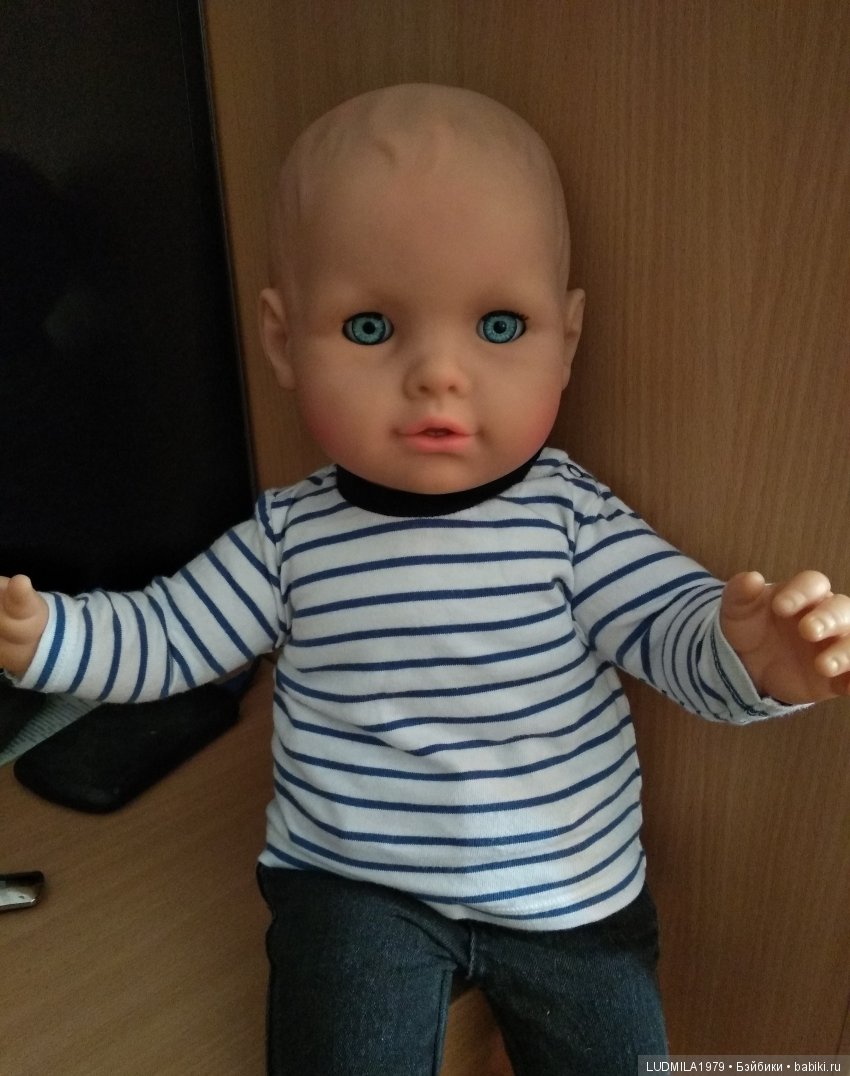 Большой пупс Zapf — Реставрация и преображение кукол: ремонт (фото 6)