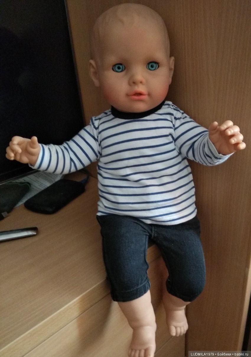 Большой пупс Zapf — Реставрация и преображение кукол: ремонт (фото 8)