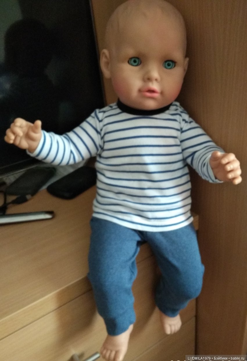 Большой пупс Zapf — Реставрация и преображение кукол: ремонт (фото 7)