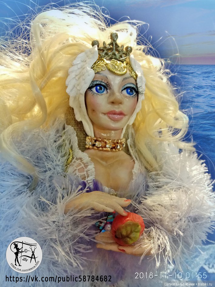 Алконост. Авторская текстильная матрешка | Бэйбики Алконост. Авторская текстильная матрешка (фото 2)