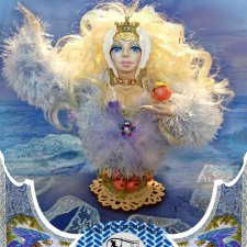 Алконост. Авторская текстильная матрешка