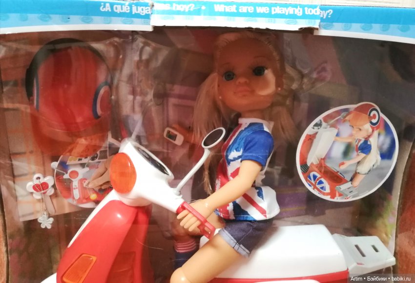 Нэнси Фамоса, Игровой набор путешествие куклы Нэнси на мотоцикле в Лондон (фото 2)