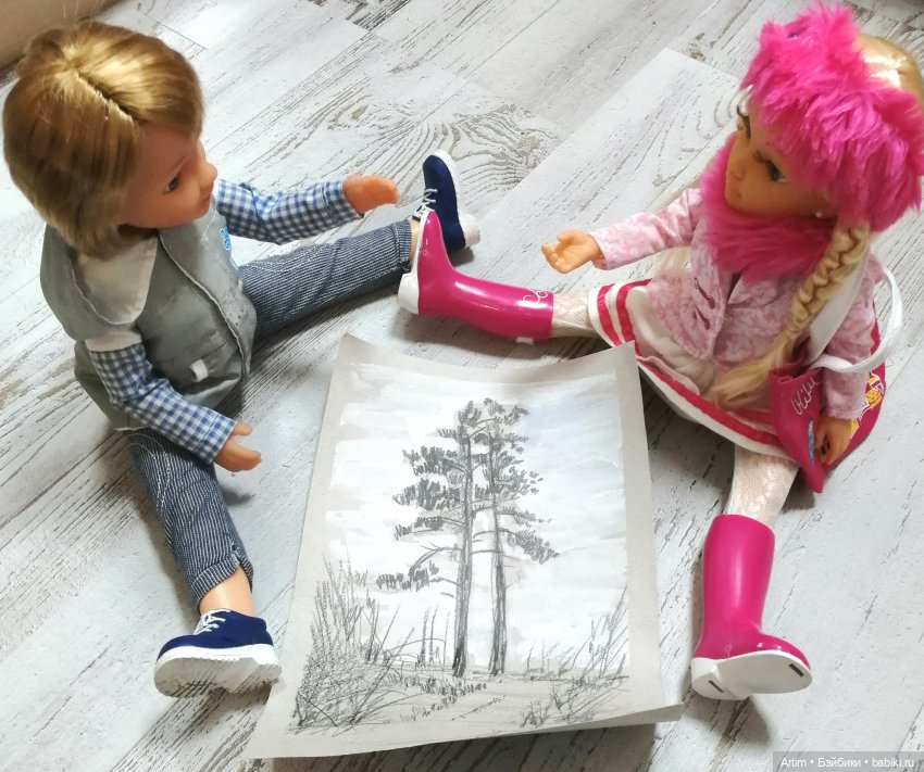 Нэнси и Лукас, Фамоса, Художественная выставка