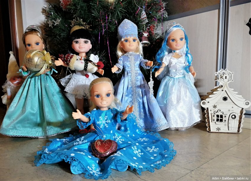 Нэнси Фамоса, Снегурочки — Куклы Nancy Famosa (Ненси Фамоза): коллекционные перевыпуски (фото 2)
