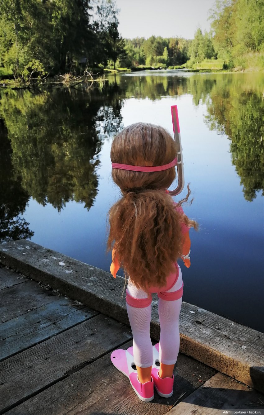 Нэнси Фамоса, водная девочка