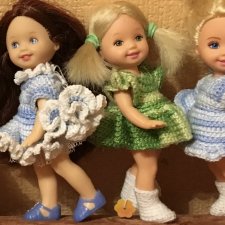 Куколки Келли. Mattel. Вязаная мода