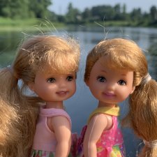 Куколки Келли. Mattel. На речке