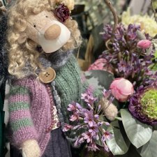 Плюшевое счастье Новая ООАК  Мишуля Maya от Zwergnase