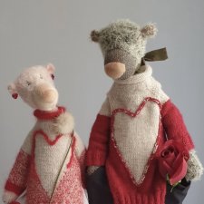 Плюшевое счастье  ООАК Мишуля Valentin от Zwergnase