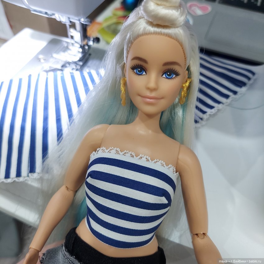 Платье для пышки — Одежда и обувь для кукол своими руками: фото