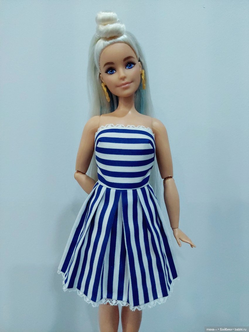 Платье для пышки — Одежда и обувь для кукол своими руками: фото