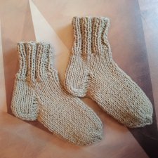 Вязаные носки на SD