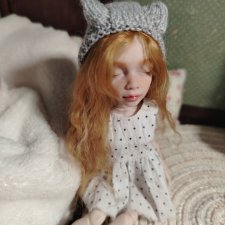 Шапочка котик для маленьких головушек