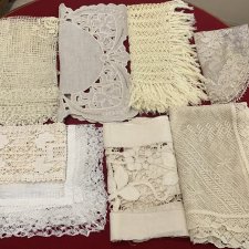 Винтажные салфетки, вышивка