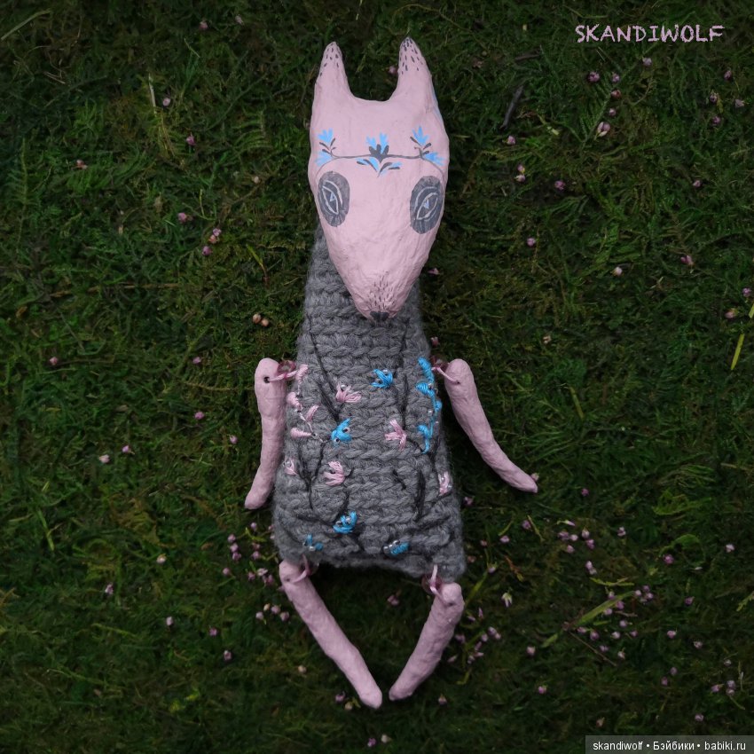 Мох Вереск Skandiwoolf папье маше