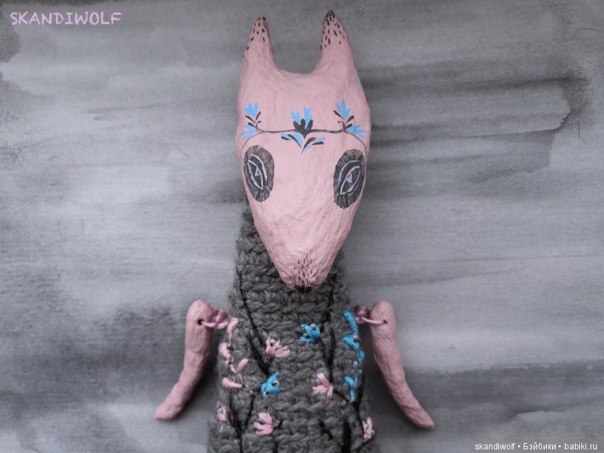 Скандинавия кукла игрушка волк горы